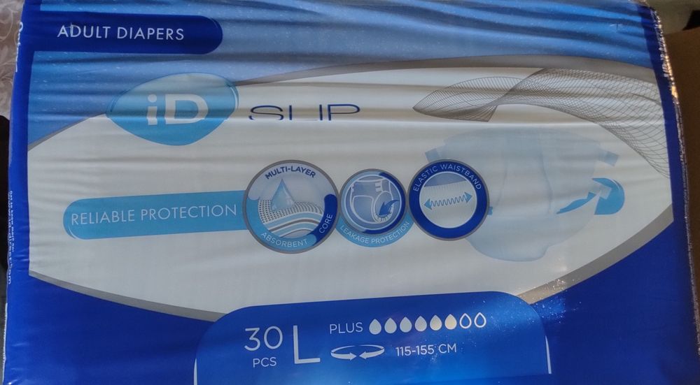 Підгузки для дорослих розмір L, XL