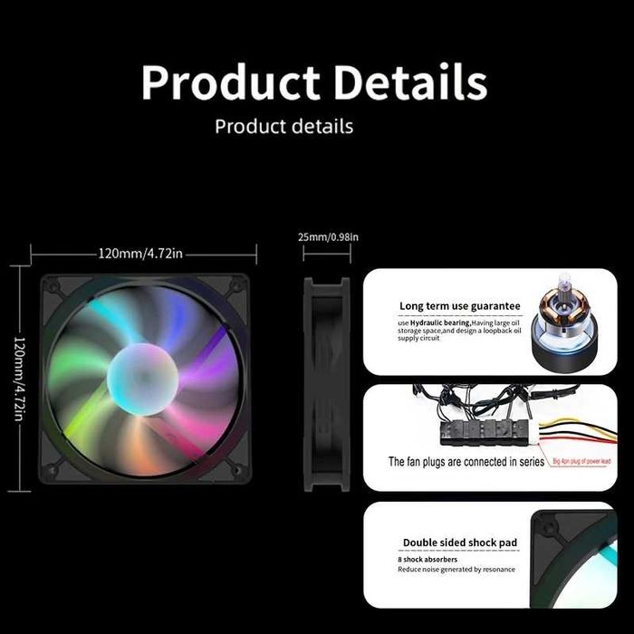 Кулер/вентилятор для ПК 12*12 см