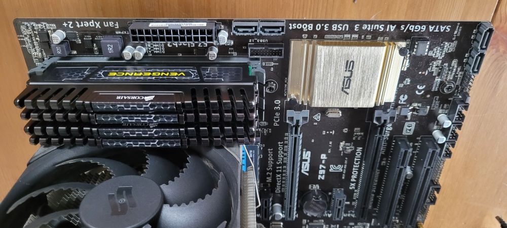 Komputer płyta Z97-A, 32GB ram, CPU 4770K +chłodzenie, GPU GTX 1070