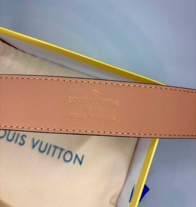 Ремінь Louis Vuitton Belt | Ремень LV | З гравіруванням