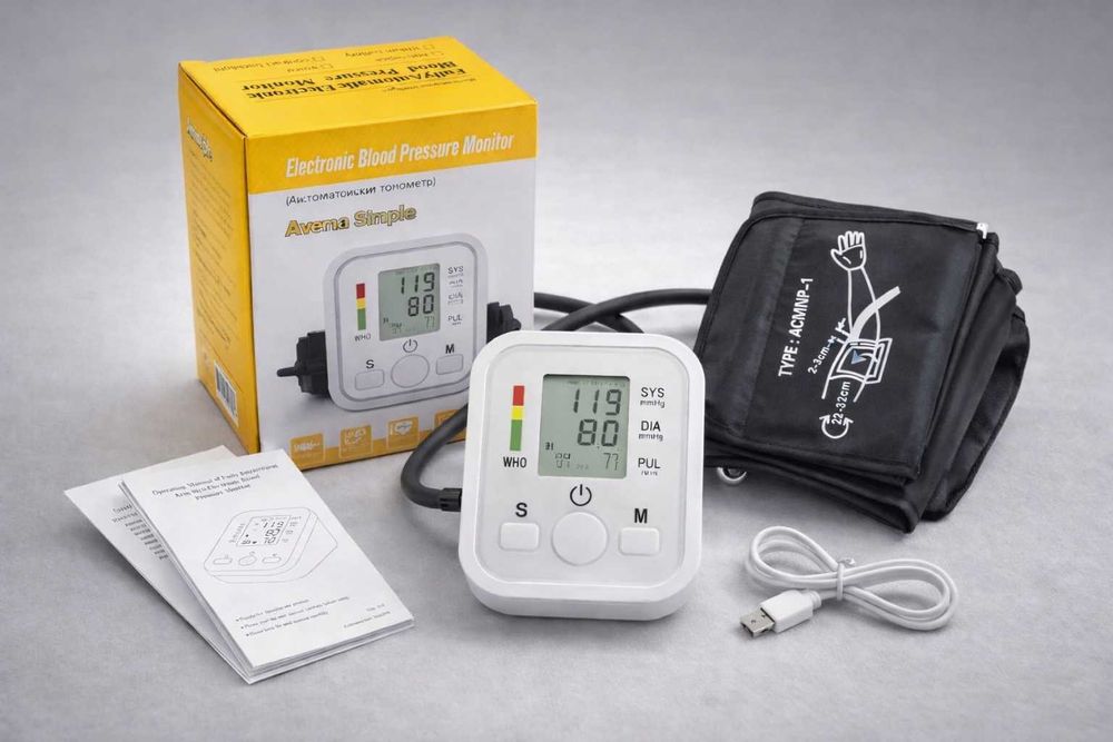 Плечовий автоматичний тонометр, аппарат для измерения артериального
