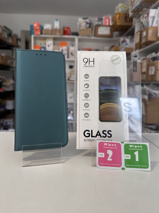 Etui z klapką zamykane + SZKŁO hartowane do SAMSUNG GALAXY A57