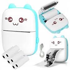 Міні-принтер дитячий голубий рожевий