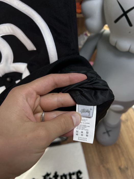 Бомбер Куртка Stussy SS Link Varsity Black
