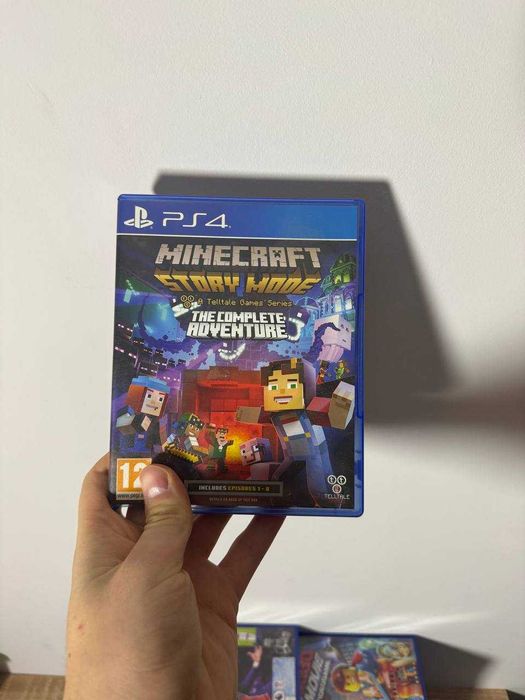 диск minecraft story mode complete adventure для PS4