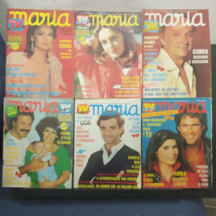 42 revistas MARIA, anos 80 (l)