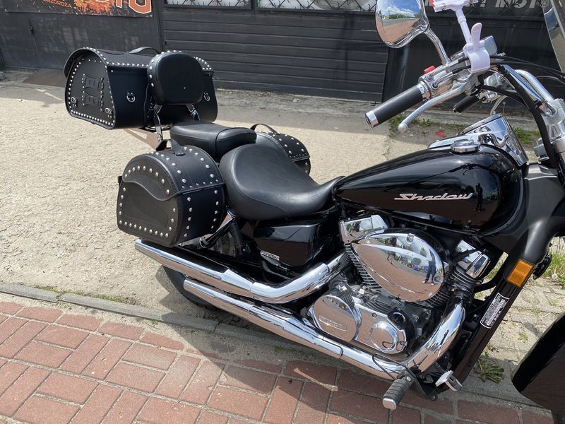 Kufer sakwy skórzane komplet honda yamaha suzuki kawasaki