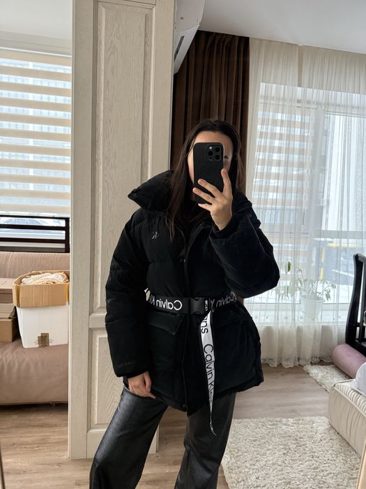 Куртка пуховик calvin klein жіноча