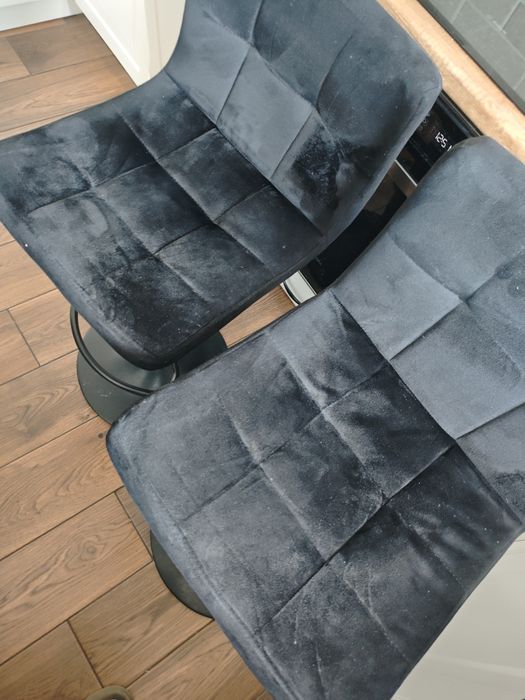 2x hoker Czarny Velvet