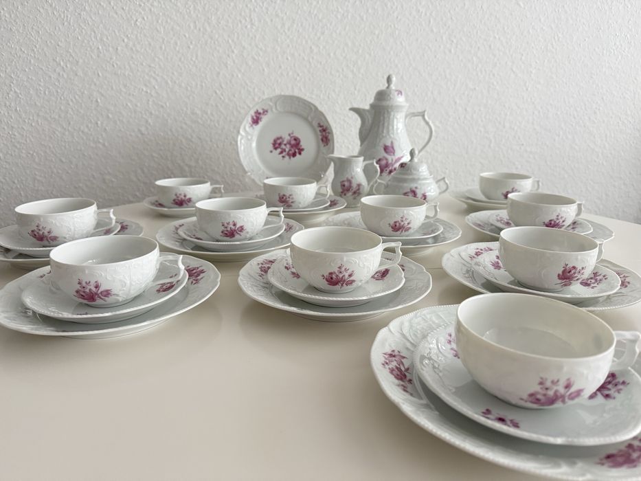 Serwis do herbaty Rosenthal Sanssouci Biały