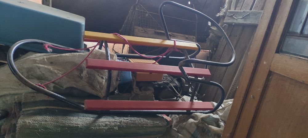 Санки детские с дерев'яними