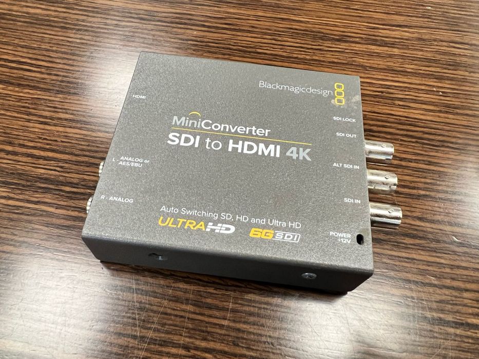 Конвертер mini SDI to HDMI 4K адаптер