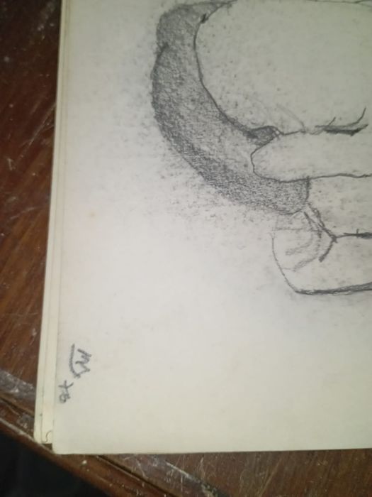 Bloco de desenho assinados nem todos m Manuela