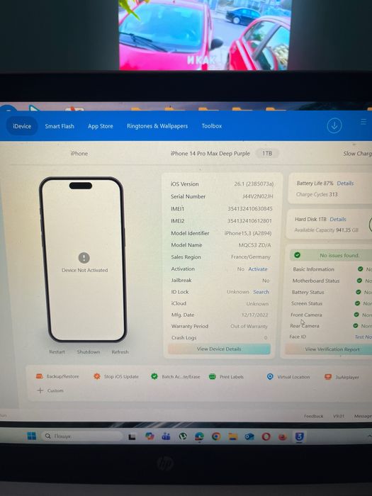 Icloud block! Iphone 14 pro max 1 tb