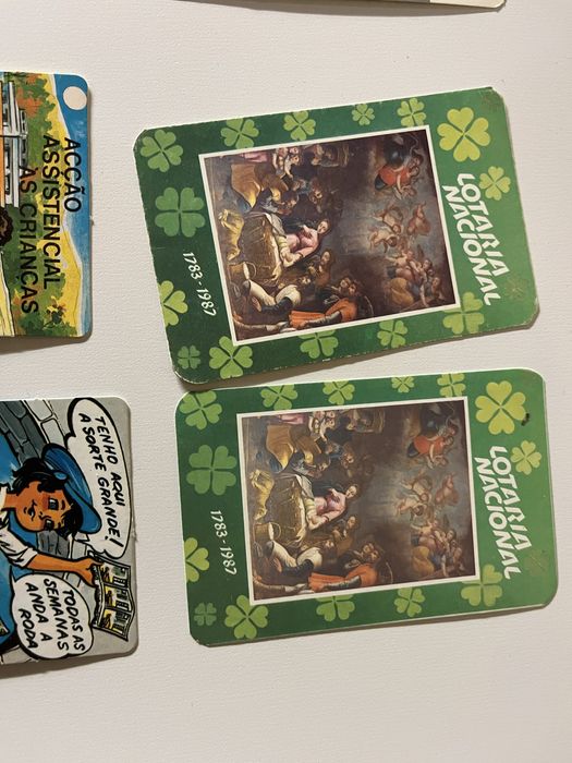 20 Calendários da Lotaria e totobola década 80