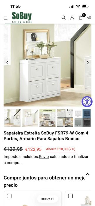 Sapateira Nova em caixa lacrada