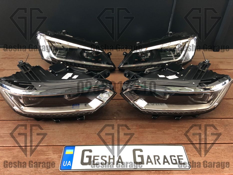 Комплект фар Passat B8 Jetta фонари Amarok Golf 7 full led поставщик