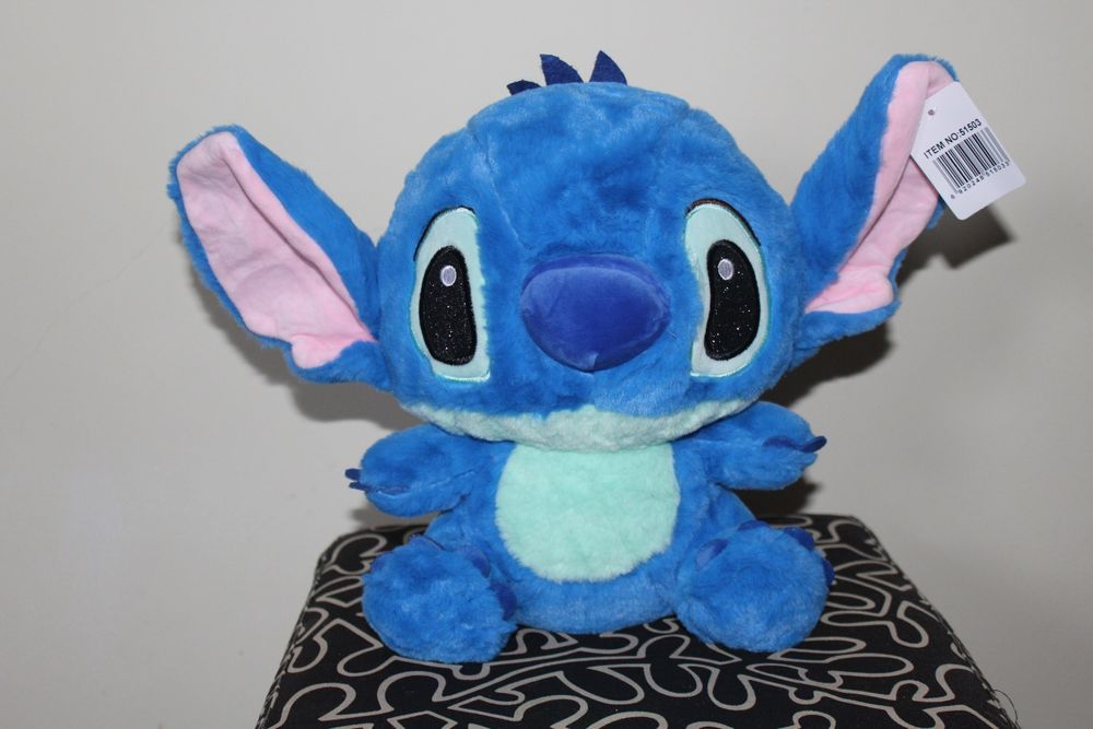 Peluche Stitch rosa e azul