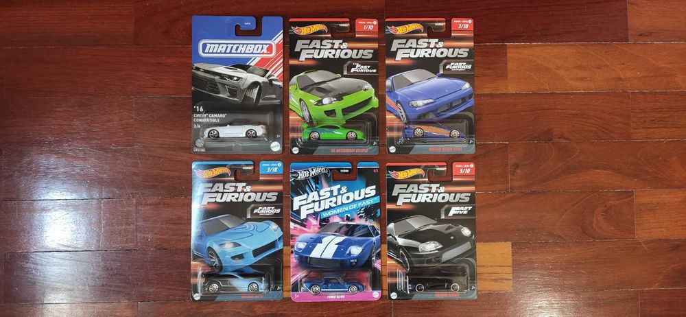 Pack Silver Line Hotwheels Matchbox | Fast and Furious Special Coleção