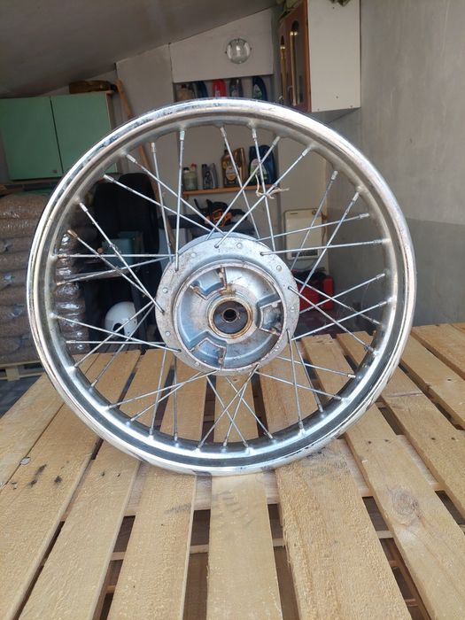 Felga do motocykla z czasów PRL