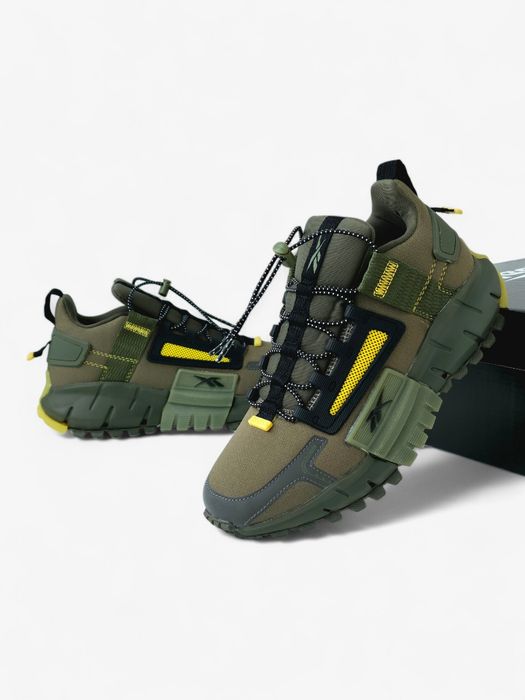 Жіночі - підліткові демісезонні термо кросівки Reebok Zig Kinetica Edge Khaki (37р/38р/39р/40р)