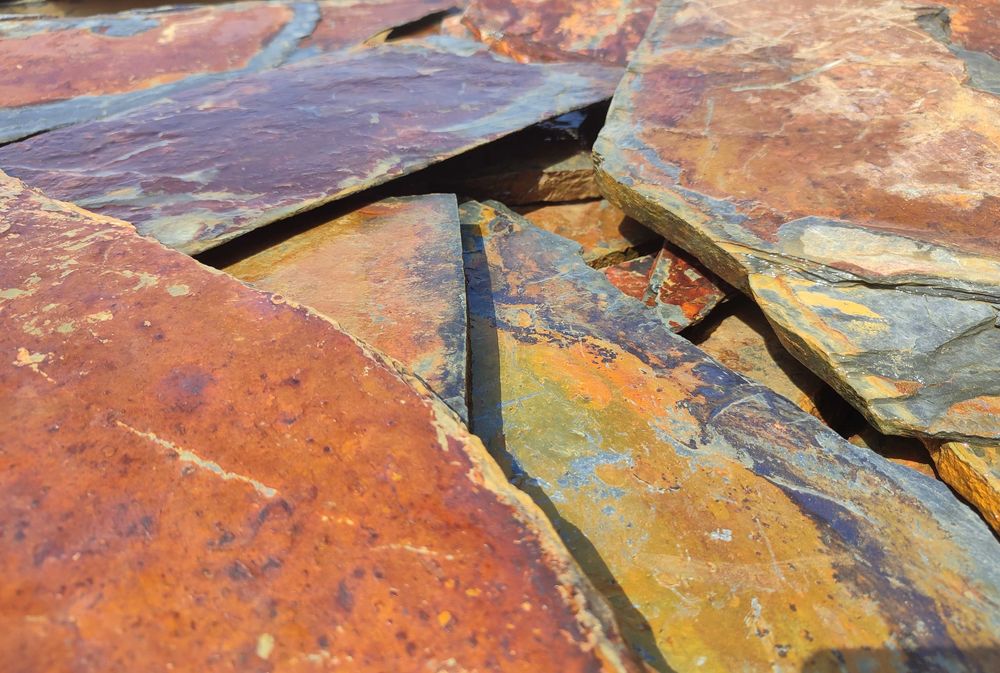 Kamień ozdobny brązowy łupek