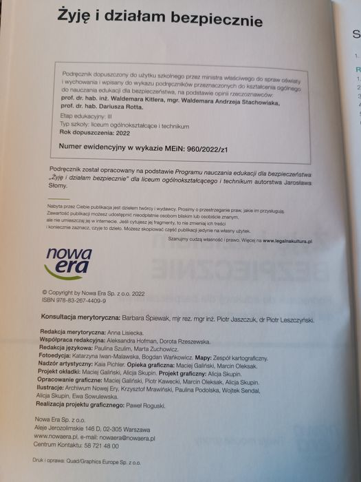 Zyje i działam bezpiecznie