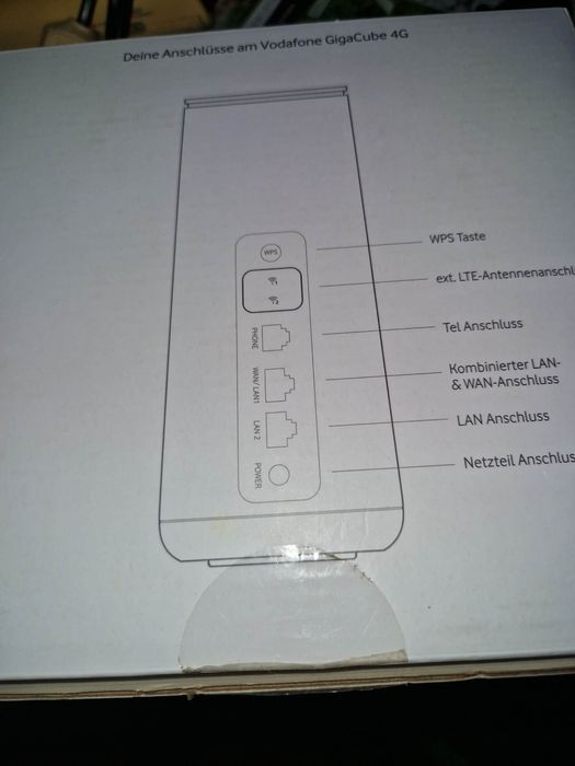 Vodafone GigaCube 4G Z21 LTE Router ZTE MF289F