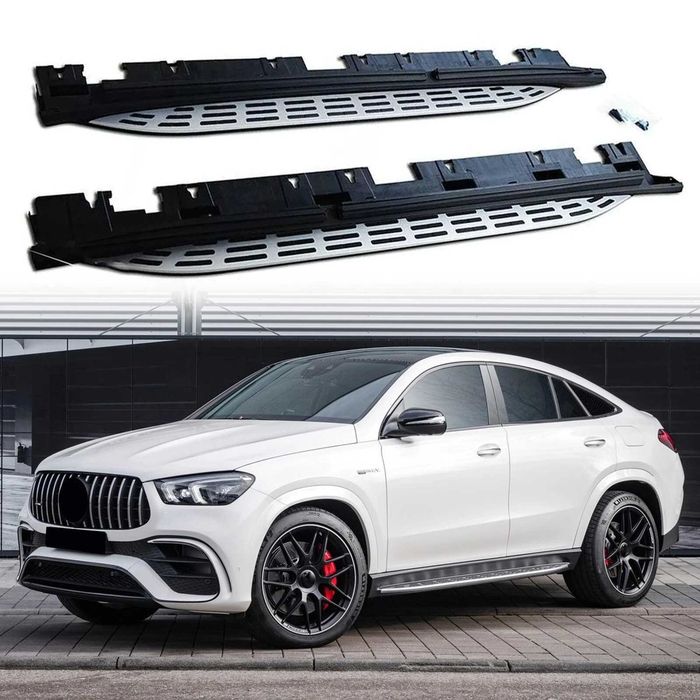 Пороги подножки Mercedes-Benz GLE W167 coupe 2020-2026 підніжки бокові мерседес бенц