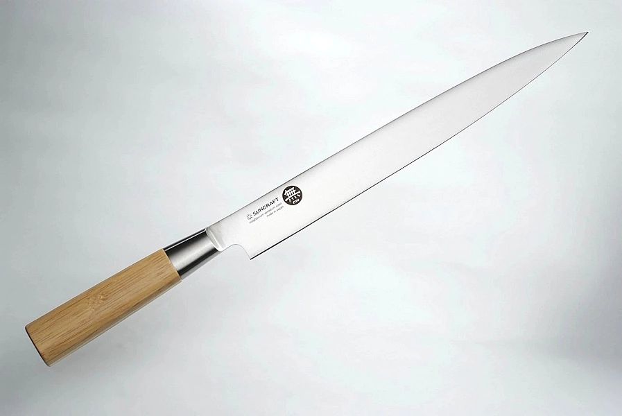Nóż kuchenny Suncraft MU BAMBOO Slicer 250 mm [MU-07]