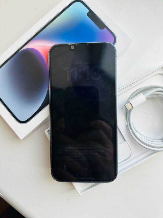 iPhone 14 128gb Blue ideal neverlock физ. SIM