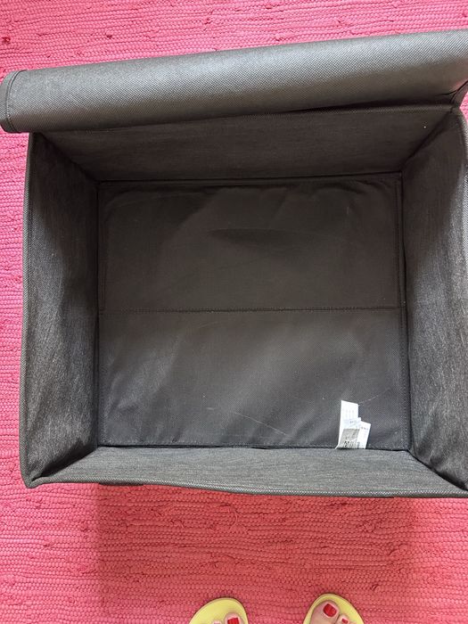 6 Caixas pretas de arrumacao Ikea