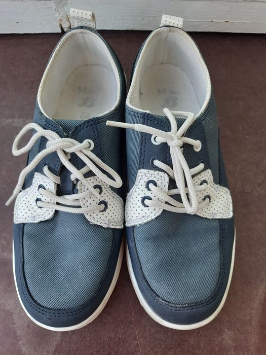 Кроссовки, мокасины Bata mini на мальчика, Италия, 34 размер