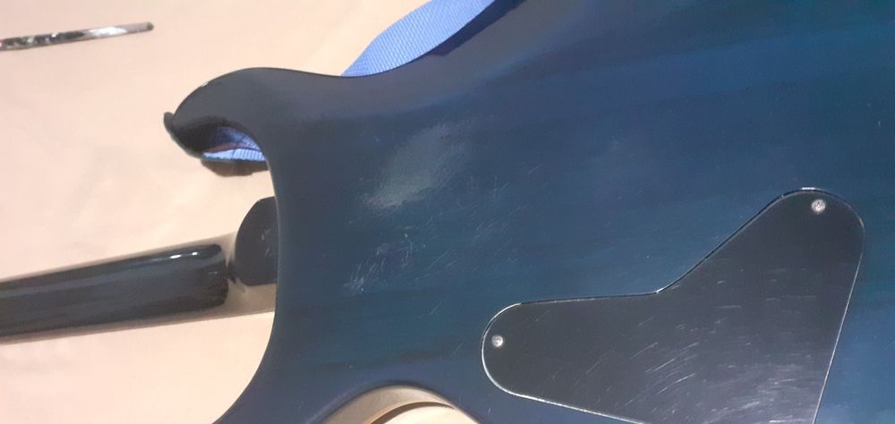 Guitarra eletrica Stagg Azul