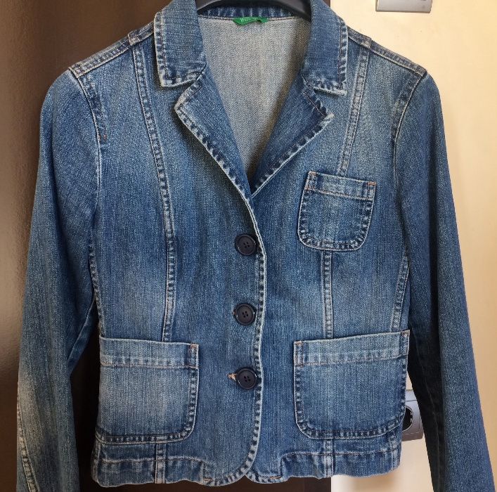 Casaco de ganga Benetton original (tam 40)