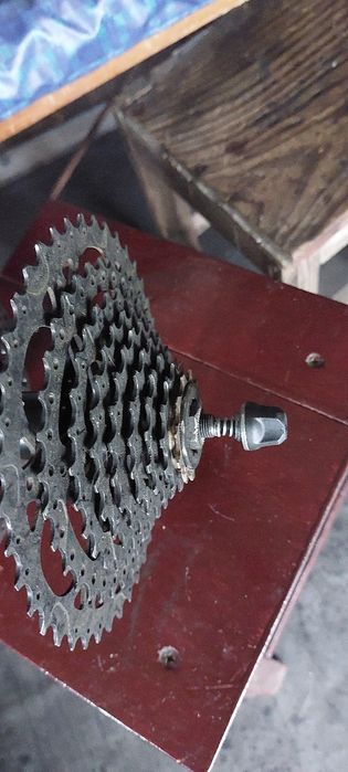 Cubo completo × cassete de 9 e disco