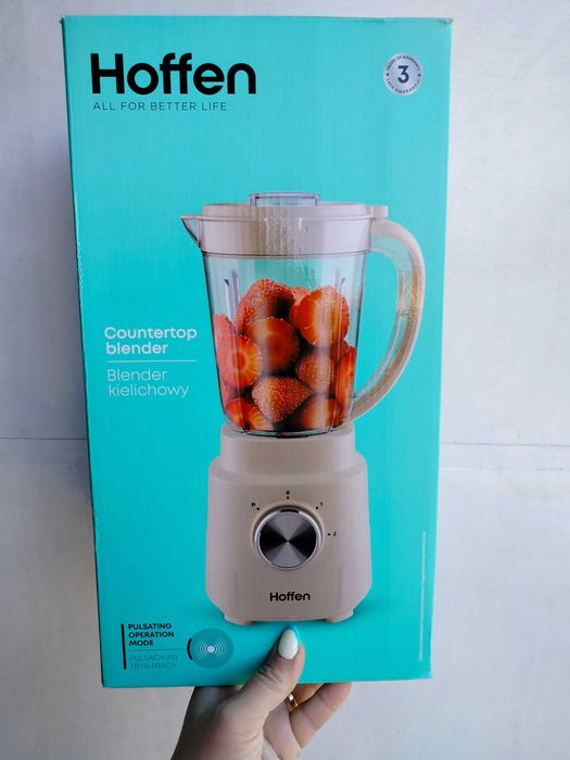 Blender kielichowy Hoffen 600 W beżowy