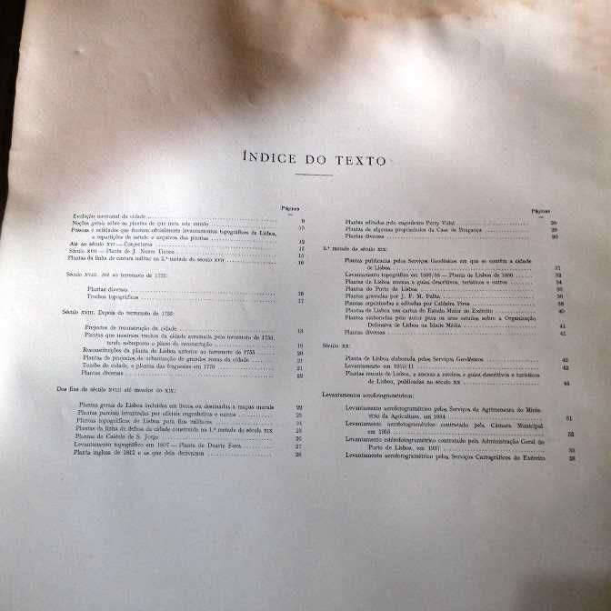 Plantas Topográficas de Lisboa 1950 (Eng.º Augusto Vieira da Silva)