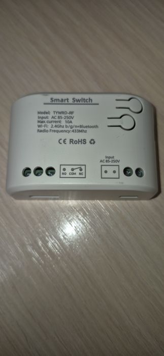 1-канальное WiFi/RF реле   Tuya Smart/Smart Life