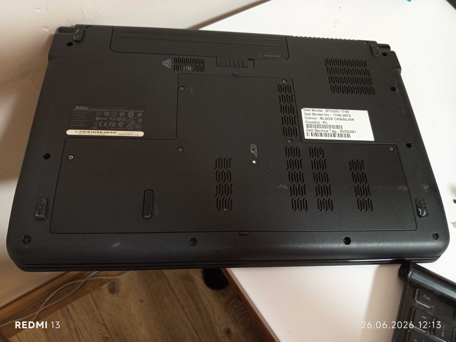 Laptop Dell Studio 1749 na częśći