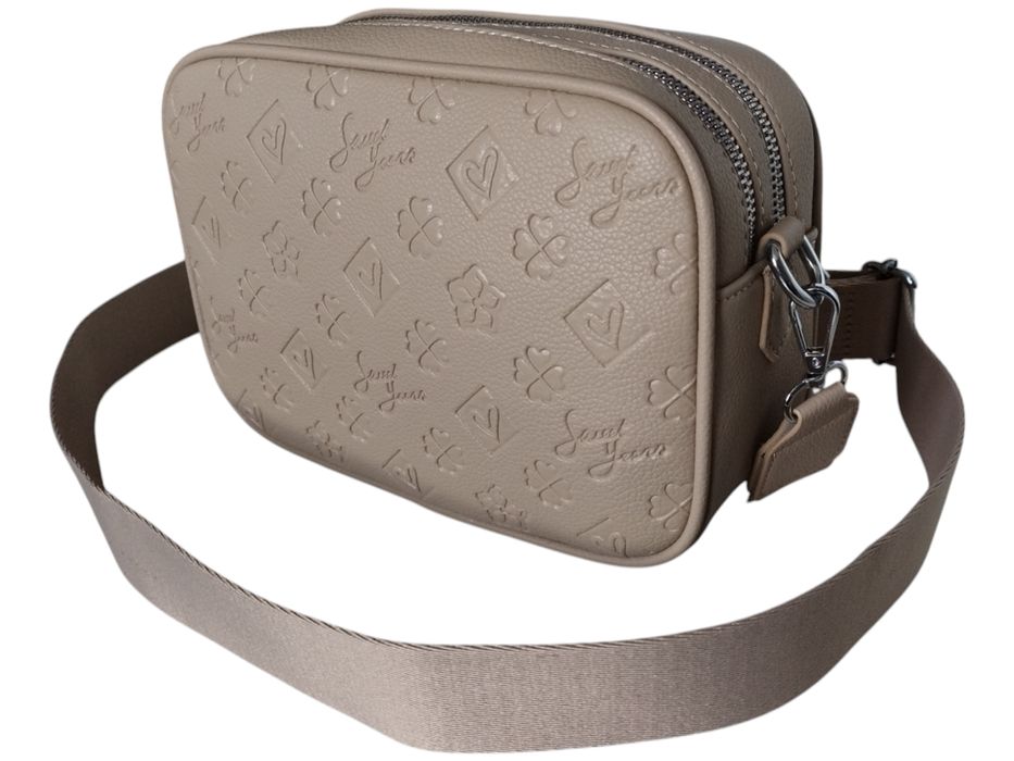 Torebka Damska Listonoszka W Miejskim Stylu Brązowa