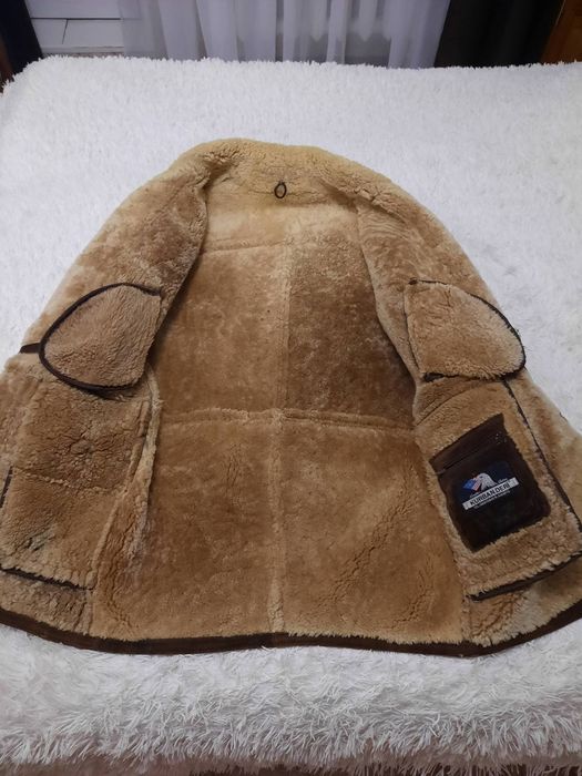 Мужская натуральная дубленка