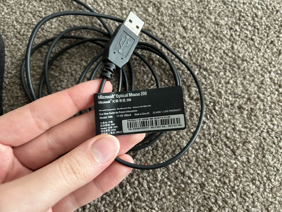 Rato microsoft com cabo usb64740288438914121