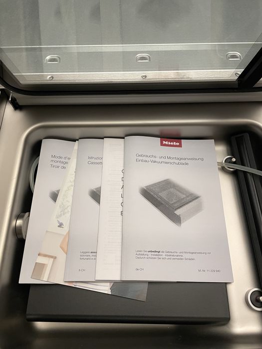 Miele EVS 7010 Graphit Grey Szuflada Vacum Pakowania próżniowego