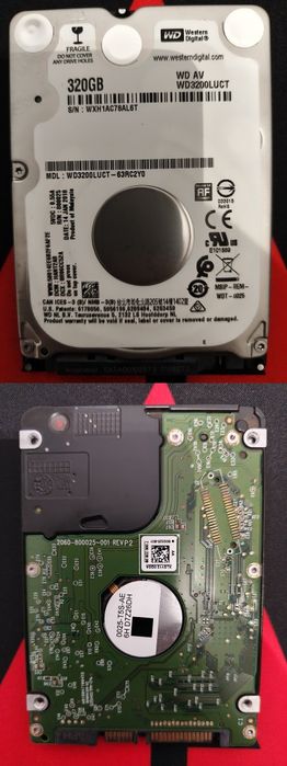 Dysk HDD 2.5 cala 320gb WD
