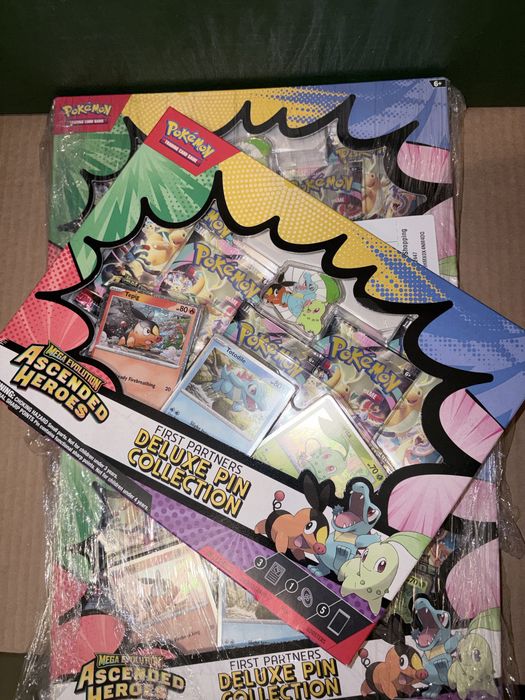 Pokemon Ascended Heroes First Partners Deluxe Pin Collection