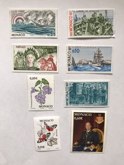 Марки поштові monaco