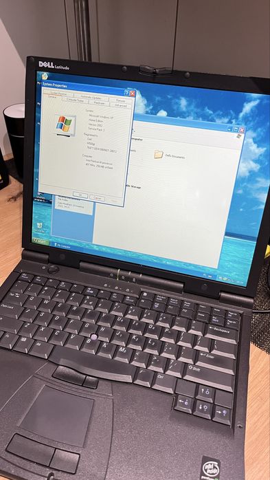 Dell latitude CPx H500GT dual boot RS232/lpt stan kolekcjonerski