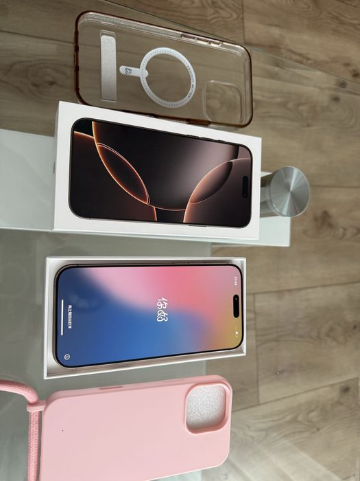 iphone 16 pro max 256 pustynny stan idealny