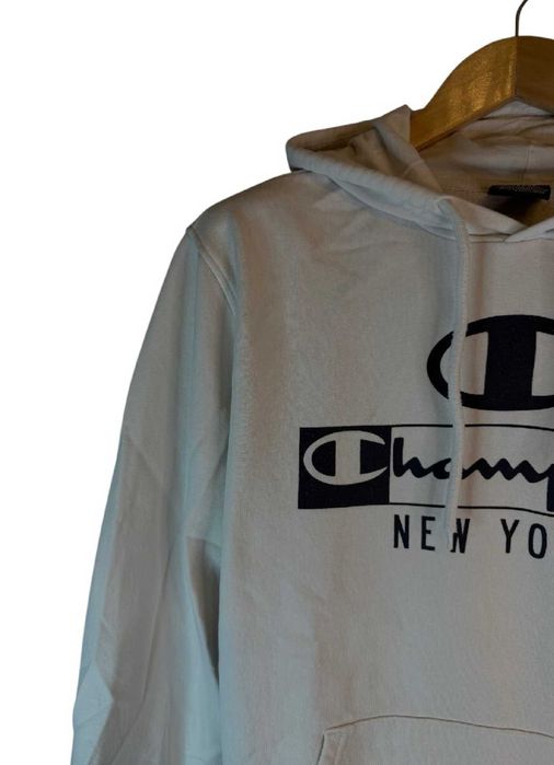 Bluza z kapturem Biała champion XL